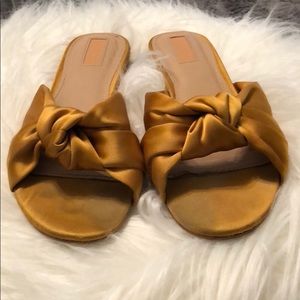 Satin Knotted Sandals